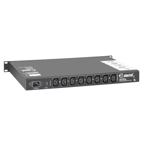 Adam Hall PCL 10 PRO Cетевой распределитель, 9 розеток, 2 лампы