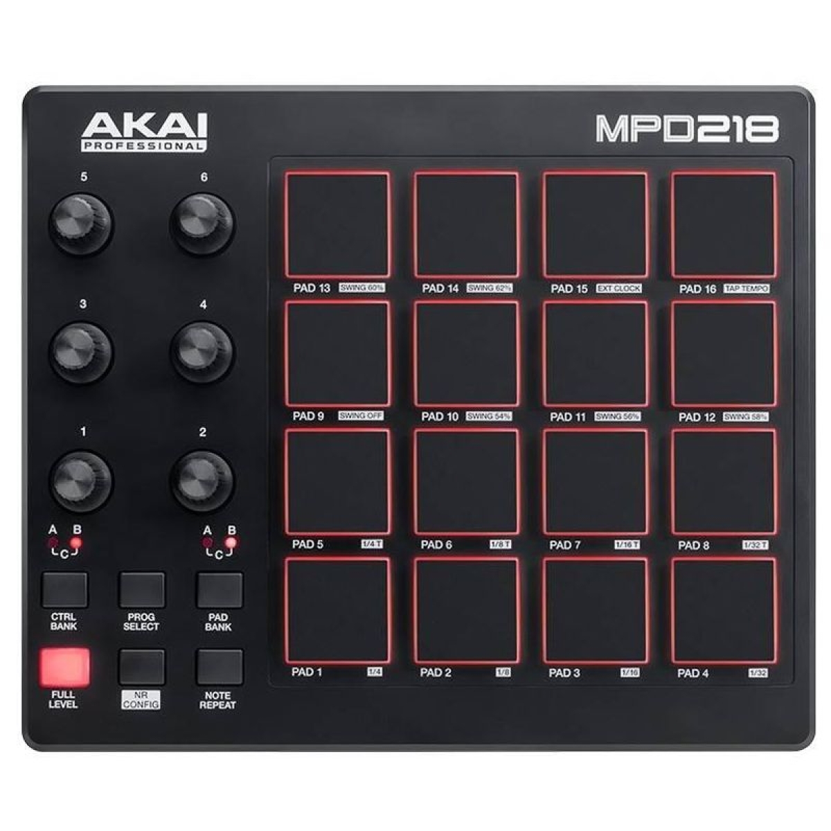 Akai MPD218 MIDI-контроллер купить в Москве и РФ недорого