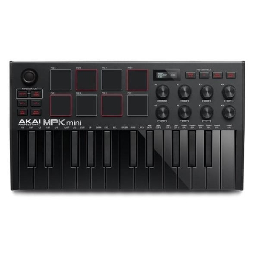 Akai MPK Mini MK3 Black MIDI-клавиатура, 25 клавиш