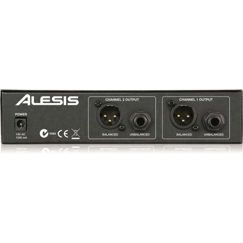 Alesis MicTube Duo Двухканальный ламповый микрофонный предусилитель