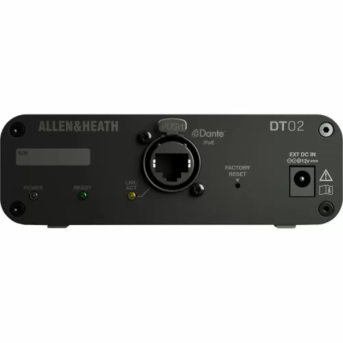 Allen & Heath DT02/X Аудиоинтерфейс Dante, 0x2