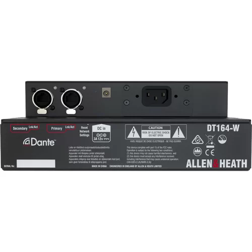 Allen & Heath DT164-W Настенный/напольный Dante I/O экспандер, 16x4