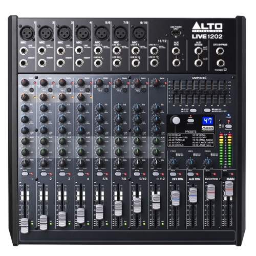 Alto Live1202 12-канальный аналоговый микшер