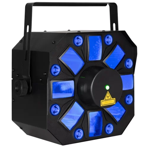 American DJ Furious Three RG UV Световой эффект, 5х5  Вт. RGBWA, 8x3 Вт. UV, лазер