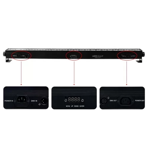 Amixled LED BAR 24x4 Led-панель, 24х4 Вт, RGBW