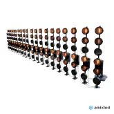 Amixled P2 HALOGEN Блиндер, 6х300 Вт., лампа, WW