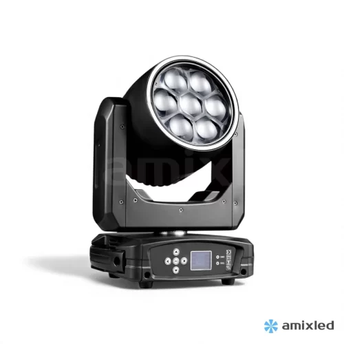 Amixled WASH BEYE 7x40-R Вращающаяся голова Wash, 7x40 Вт., RGBW, LED-кольцо