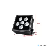 Amixled BLOCK BATTERY PAR 6x6W Аккумуляторный прожектор LED PAR, 6x6 Вт., RGBWAUV, IP65