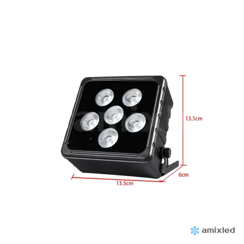 Amixled BLOCK BATTERY PAR 6x6W Аккумуляторный прожектор LED PAR, 6x6 Вт., RGBWAUV, IP65