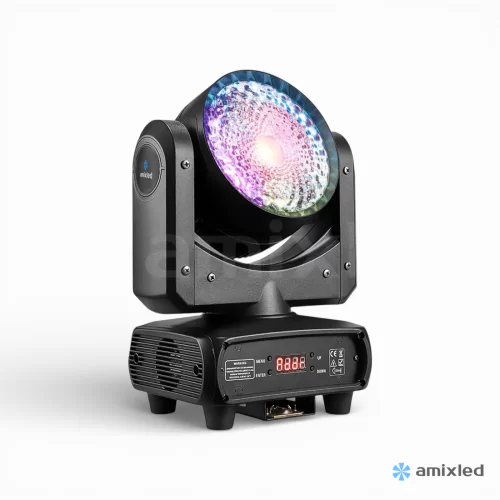 Amixled Fresnel MINI WASH 120W RGB Вращающаяся голова Wash с линзой Френеля, 120 Вт., RGB
