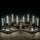 Amixled P2 HALOGEN Блиндер, 6х300 Вт., лампа, WW