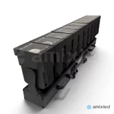 Amixled SILENT STORM 10x60 IP65 Моторизованная светодиодная панель, 10x60 Вт., CW+WW, подсветка