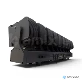 Amixled SILENT STORM 10x60 IP65 Моторизованная светодиодная панель, 10x60 Вт., CW+WW, подсветка
