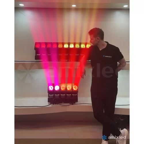 Amixled SILENT STORM 5x60 IP65 Моторизованная светодиодная панель, 5x60 Вт. Вт., CW+WW, подсветка