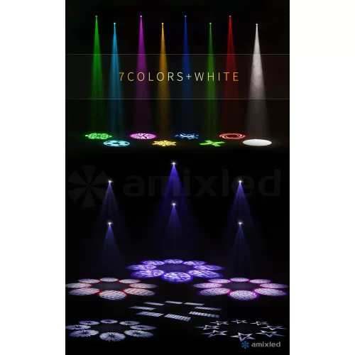 Amixled Spot 160W Вращающаяся голова Spot, 160 Вт., LED-кольцо, CW