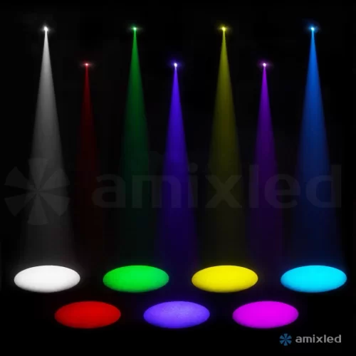Amixled Spot 160W Вращающаяся голова Spot, 160 Вт., LED-кольцо, CW