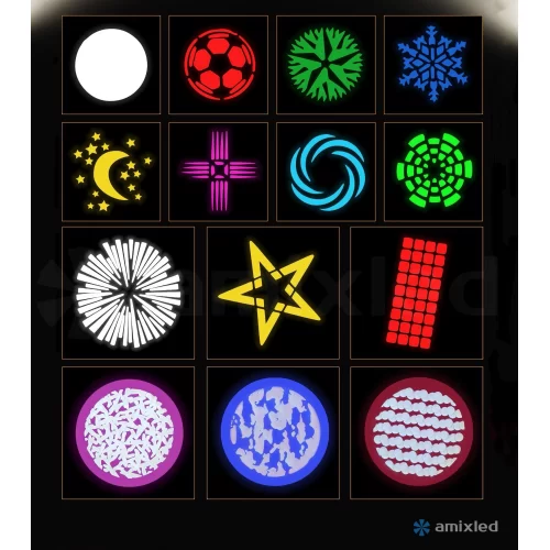 Amixled Spot 160W Вращающаяся голова Spot, 160 Вт., LED-кольцо, CW