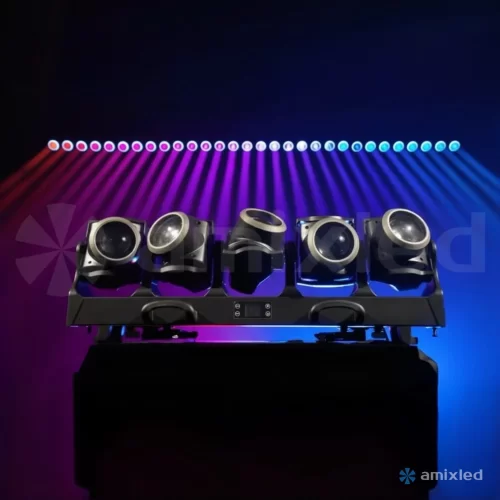 AMIXLED TORNADO IP65 Моторизованная панель, 5x120 Вт., RGBWL, IP65