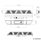 Amixled TRIBAL RETRO FX Led-панель, 5х60 Вт.