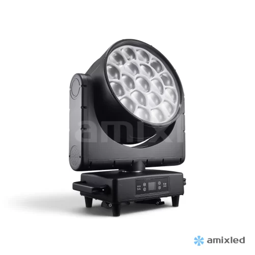 Amixled WASH 19x80 IP66 LX Вращающаяся голова Wash, 19x80 Вт., RGBW, LED-кольцо, IP66
