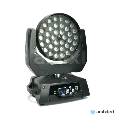 Amixled WASH 36X10 Вращающаяся голова Wash, 36х10 Вт., RGBW+UV