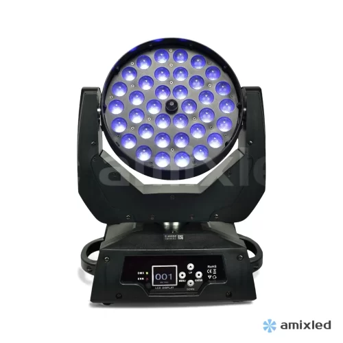 Amixled WASH 36X10 Вращающаяся голова Wash, 36х10 Вт., RGBW+UV
