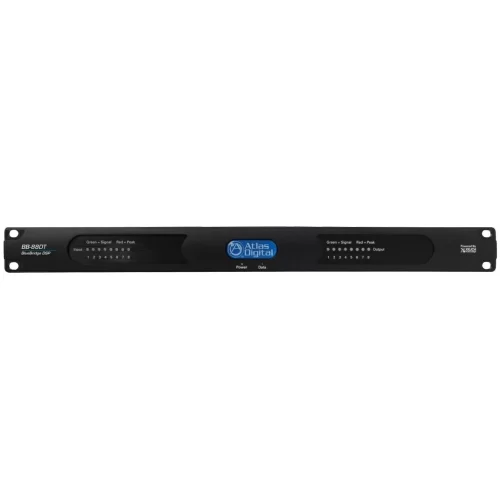 Atlas IED BB-88DT Аудиопроцессор BlueBridge, 8х8, Dante
