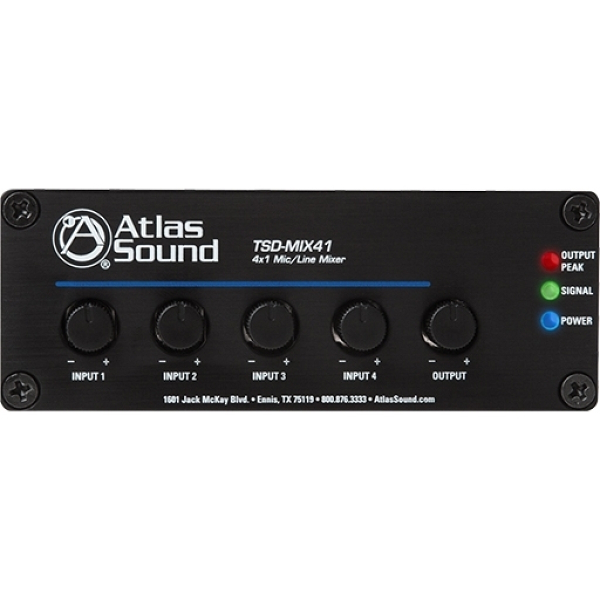 Line mix. Микшер Tsd-mix41 Atlas Sound. Atlas IED Tsd-mix41. Двухканальный микшер. Микшерный пульт с кнопкой фантомного питания.