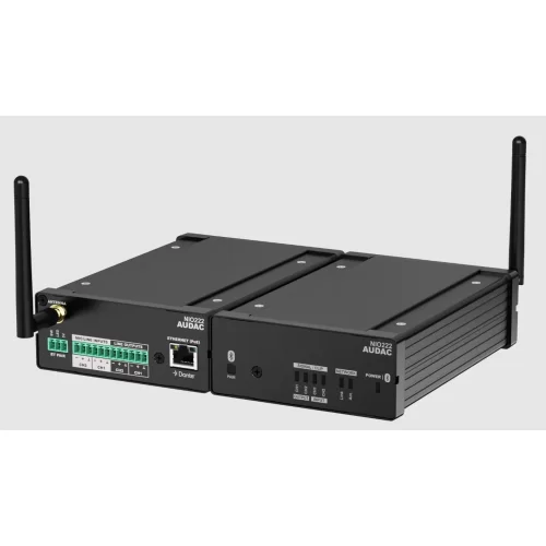 Audac NIO222 Интерфейс Dante/AES67, 2х2, Bluetooth
