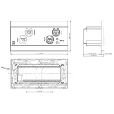 Audac NWP222/W Настенная панель, Bluetooth, Dante/AES67