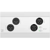 Audac NWP222/W Настенная панель, Bluetooth, Dante/AES67