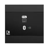 Audac NWP400/B Настенная панель, Bluetooth, Dante/AES67