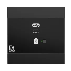 Audac NWP400/B Настенная панель, Bluetooth, Dante/AES67