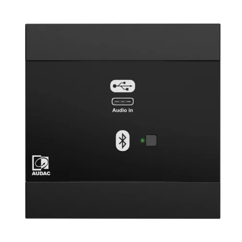 Audac NWP400/B Настенная панель, Bluetooth, Dante/AES67