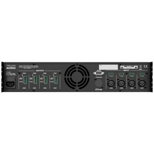 Audac PMQ240 Усилитель мощности, 4х240 Вт.