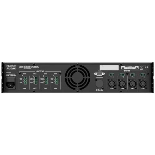 Audac PMQ600 Усилитель мощности, 4х600 Вт.
