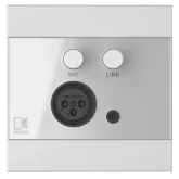 Audac WP205/W Настенная панель подключения