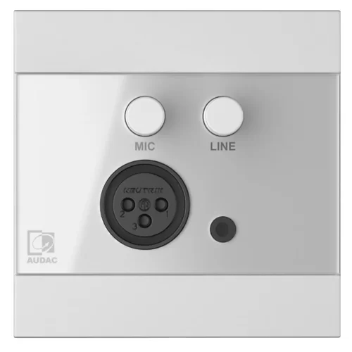Audac WP205/W Настенная панель подключения