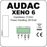 Audac XENO6/B Пассивная АС, 80 Вт., 6"