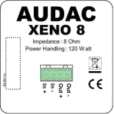 Audac XENO8/B Пассивная АС, 120 Вт., 8"