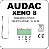 Audac XENO8/W Пассивная АС, 120 Вт., 8"