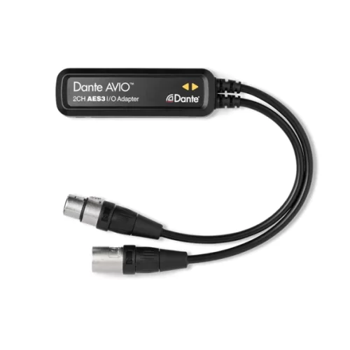 Audinate Dante AVIO 2CH AES3 I/O Adapter (ADP-AES3-AU-2X2) Аудиоинтерфейс Dante, 2x2, AES3