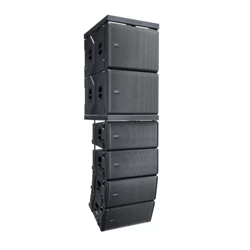 Активный комплект линейного массива Audiocenter K-LA мощностью 6000 Вт.