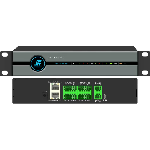 S-Track DBOX X44-U Аудиоинтерфейс Dante, 4x4
