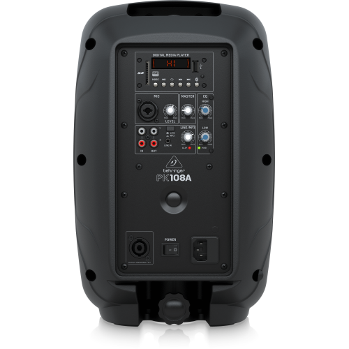 Behringer PK108A Активная АС, 240 Вт., 8 дюймов, MP3, Bluetooth