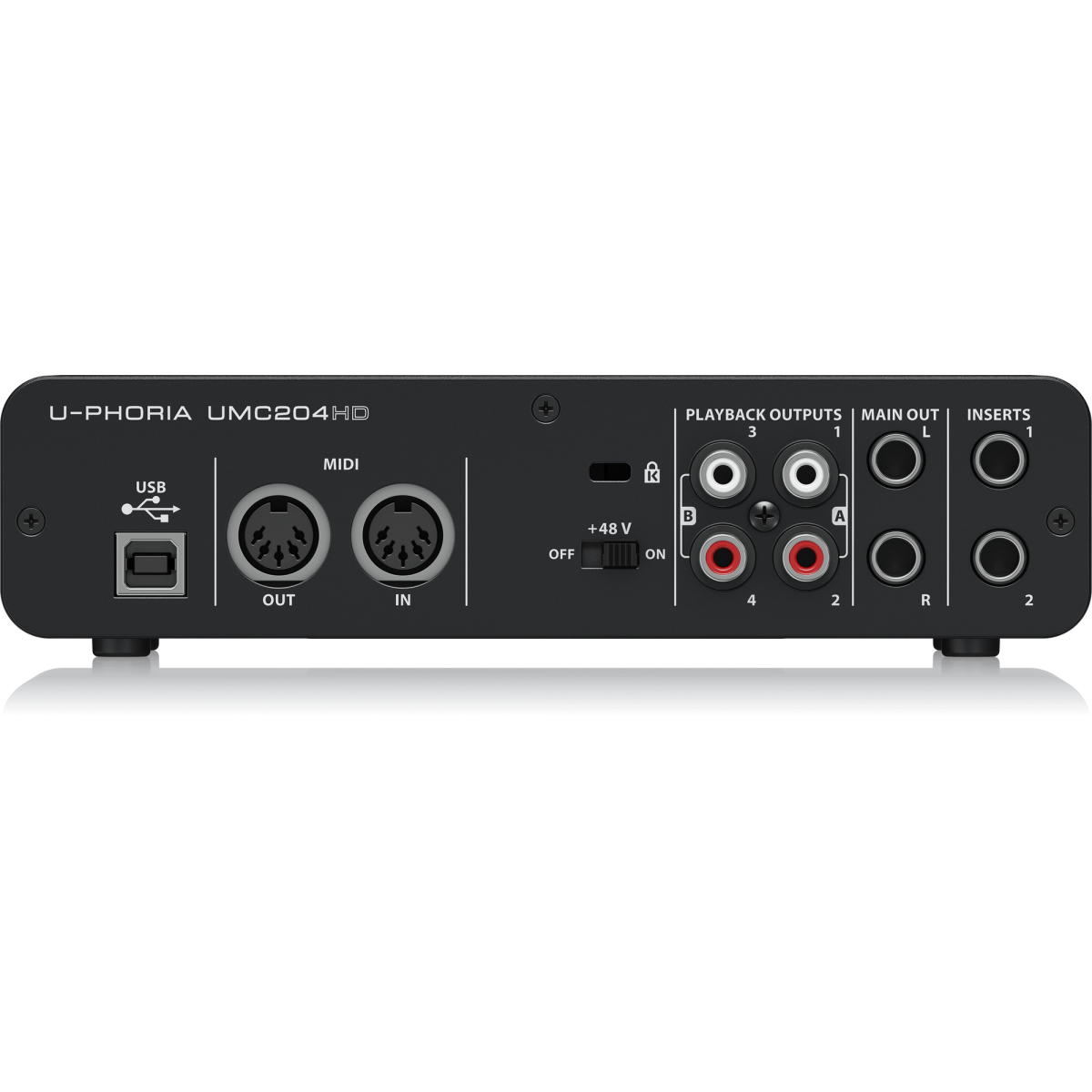 Внешняя звуковая карта behringer u phoria umc204hd