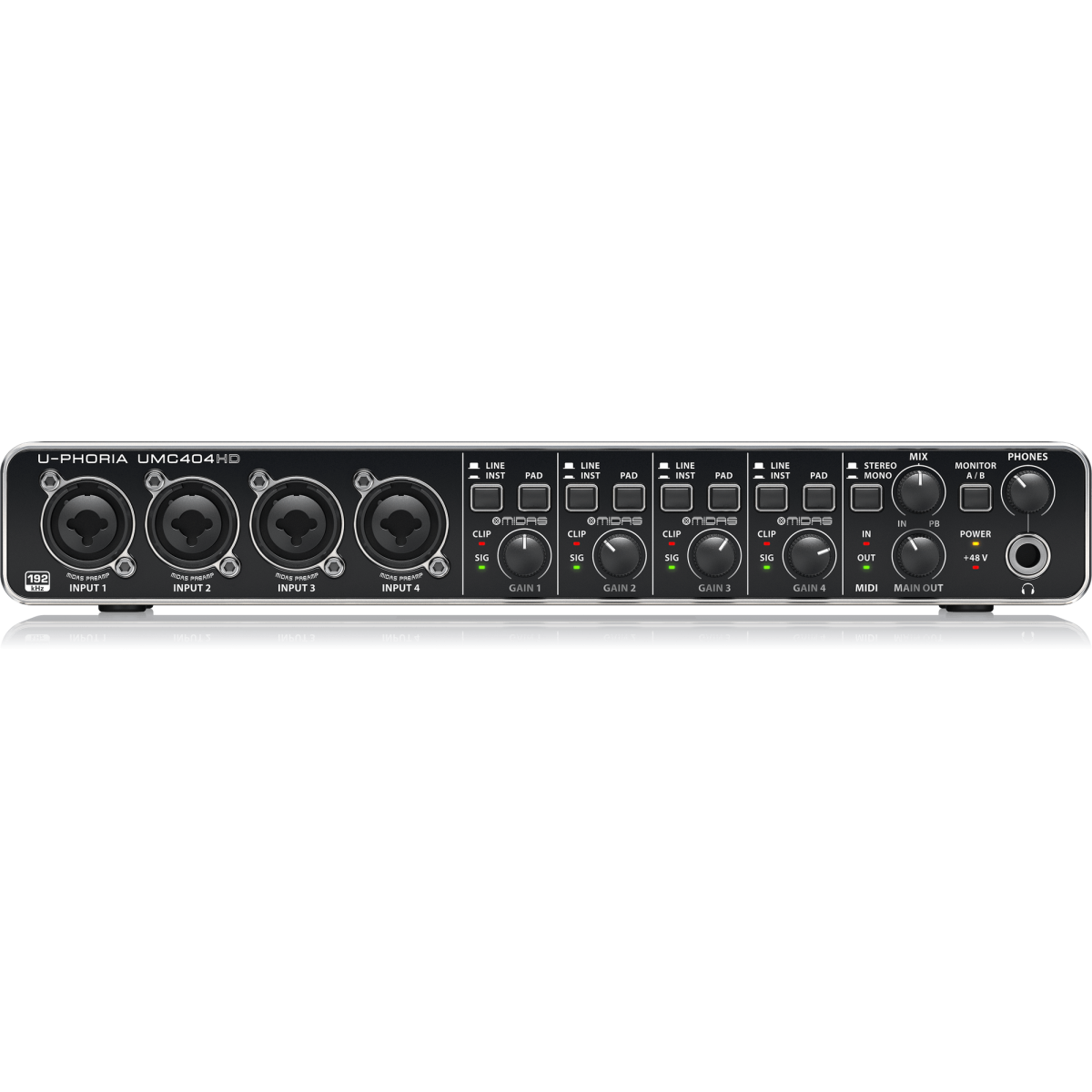 Внешняя звуковая карта с usb behringer umc404hd