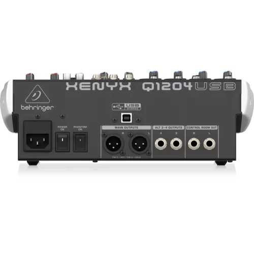 Behringer Q1204USB 8-канальный аналоговый микшер
