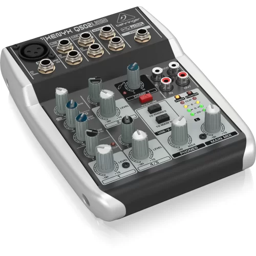 Behringer Q502USB 5-канальный аналоговый микшер