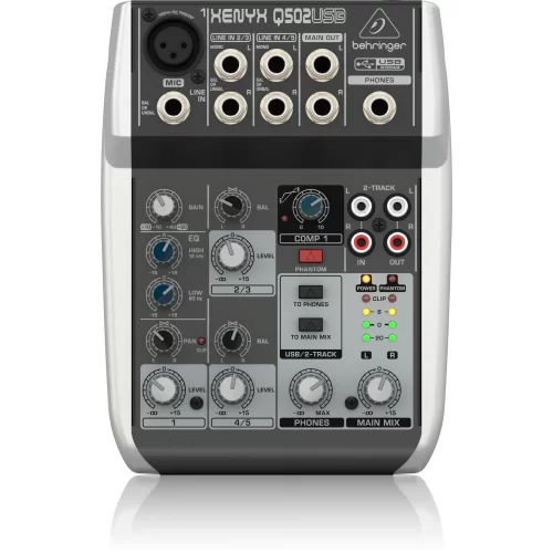 Behringer Q502USB 5-канальный аналоговый микшер